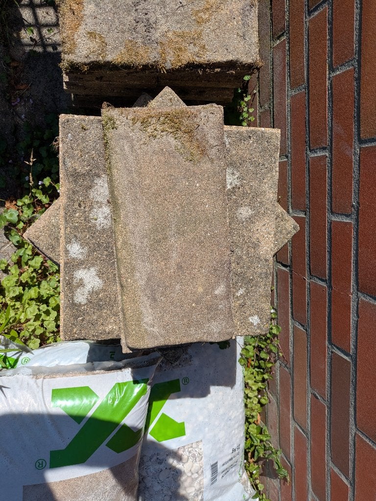 Tuin tegels 15*30 30*30 30*60, Ophalen, Gebruikt, 5 tot 10 m², Beton