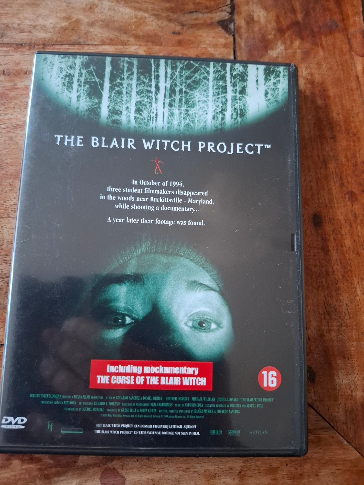 The Blair Witch Project DVD (incl. mockumentary), Vanaf 16 jaar, Nederlands, Inclusief doosje, Ophalen of Verzenden