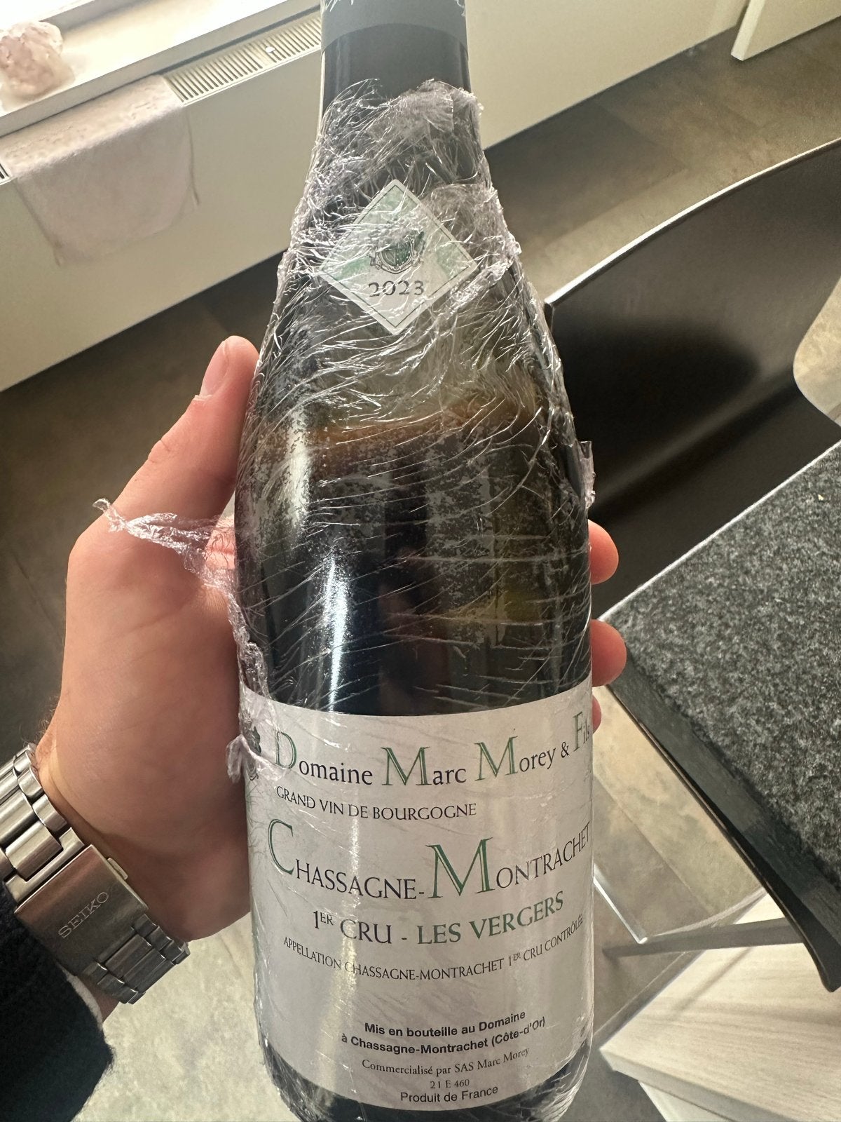 Chassagne-Montrachet 1er Cru Les Vergers 2023, Ophalen, Frankrijk, Nieuw, Witte wijn