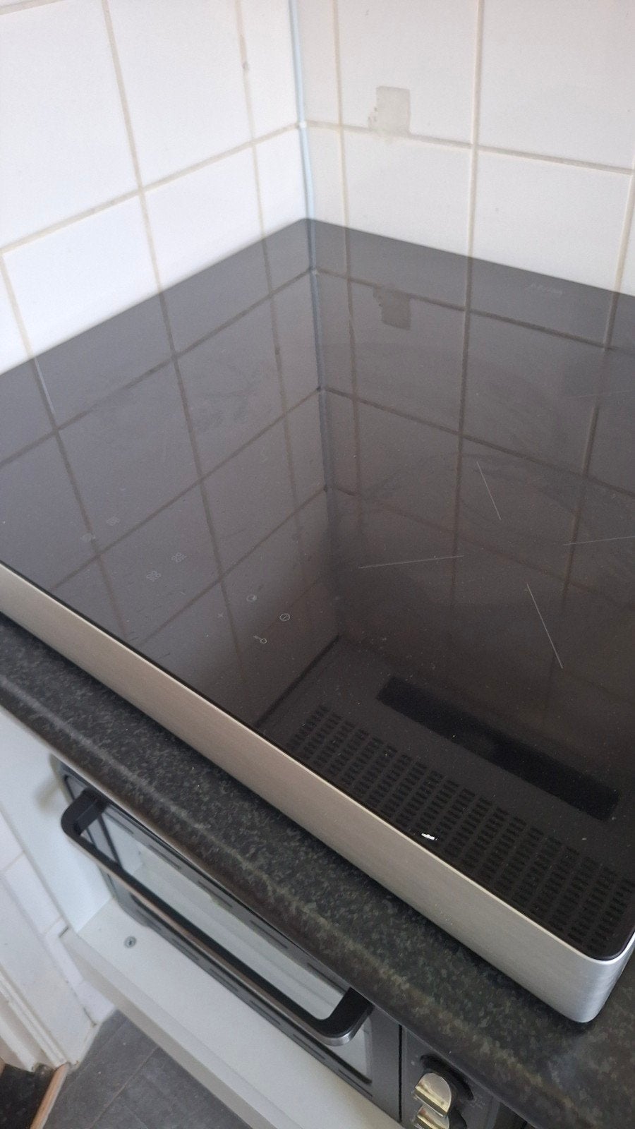 ETNA KIV164RVS Inductiekookplaat - Gebruikt, Witgoed en Apparatuur, Kookplaten, Ophalen, Gebruikt, 4 kookzones, Inductie