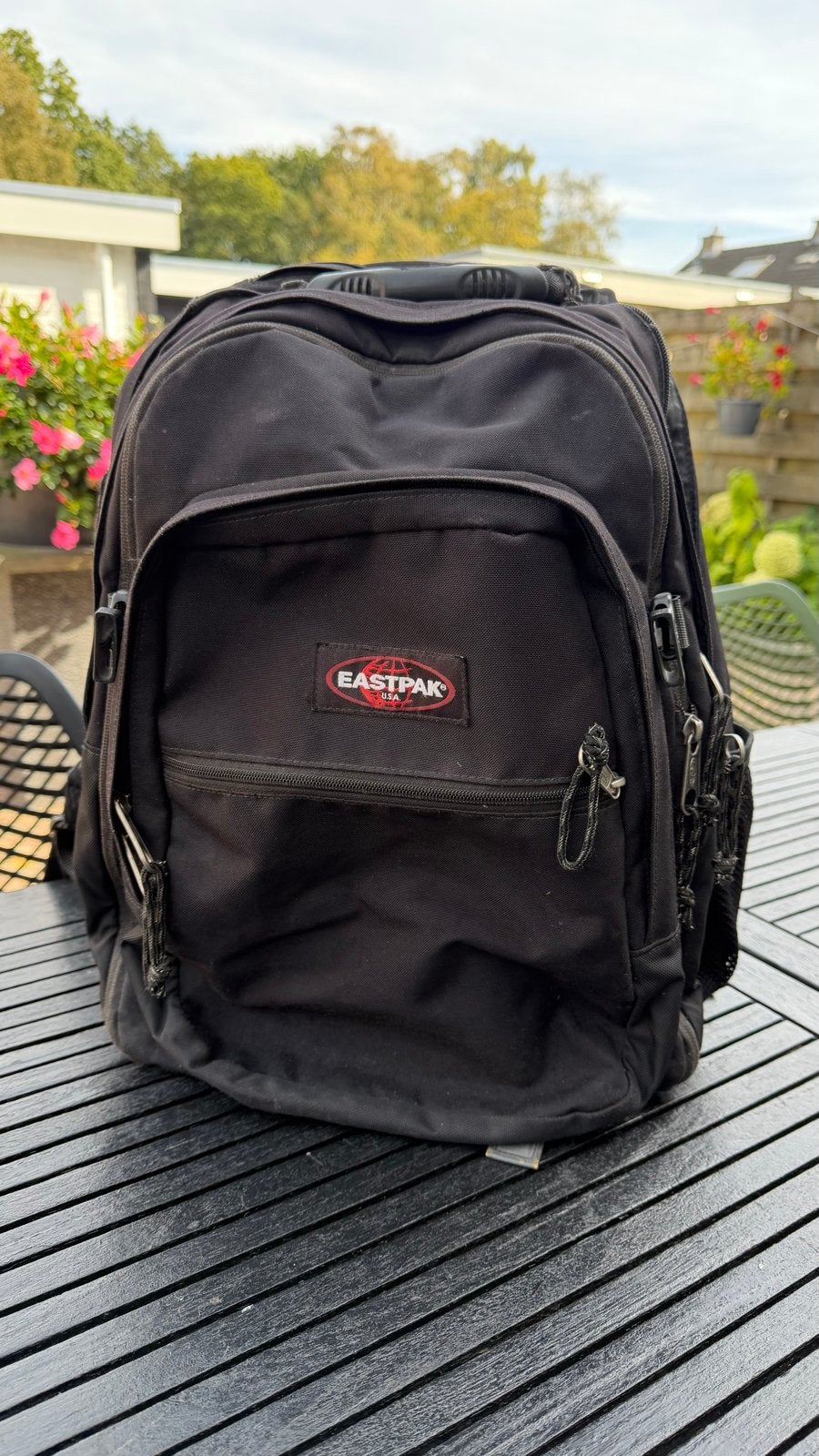 Eastpak Rugzak / Schooltas - Zwart en Stevig, Sieraden, Tassen en Uiterlijk, 45 tot 60 cm, Gebruikt, 25 tot 40 cm, Ophalen of Verzenden