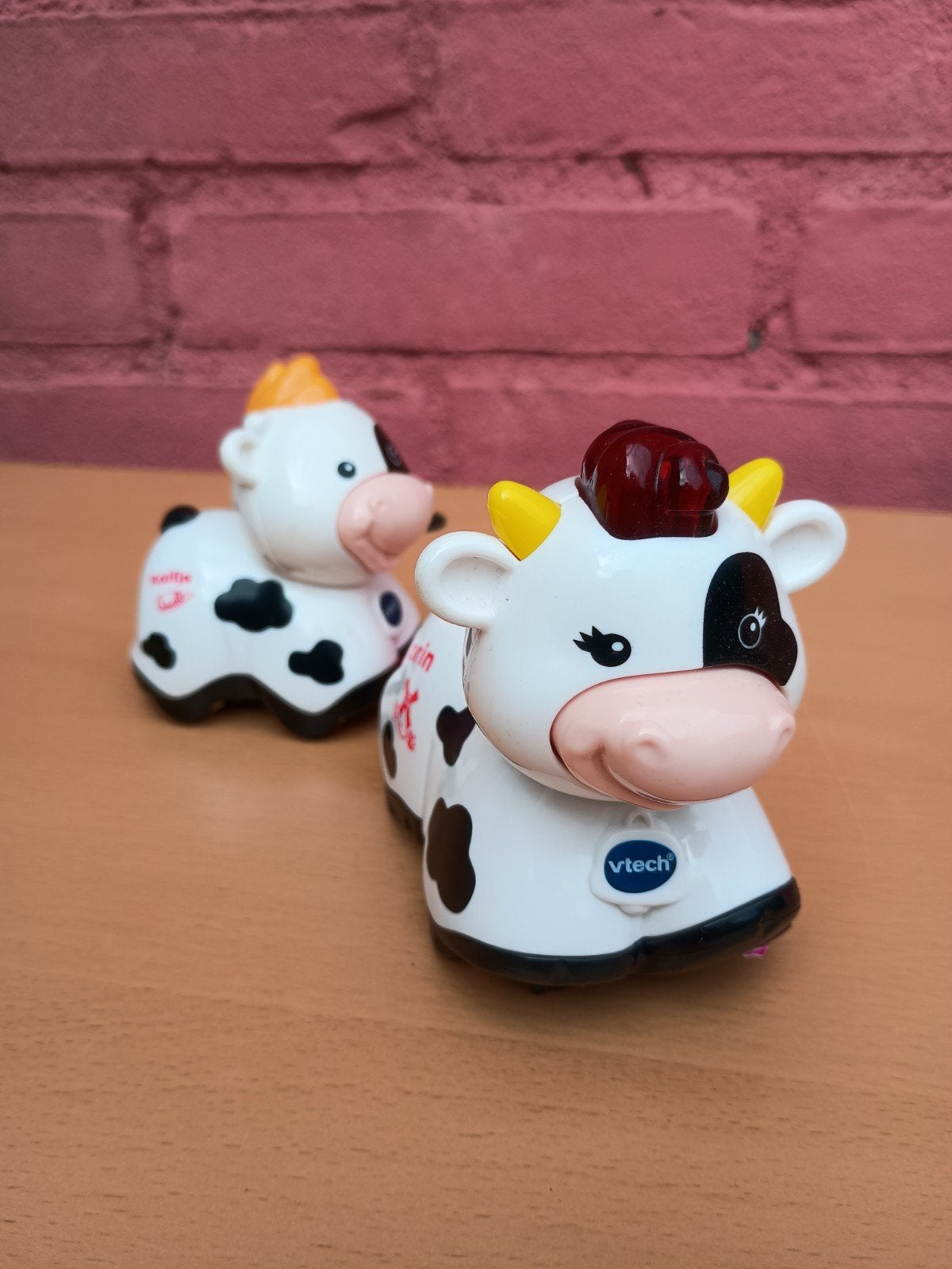 VTech Zoef Zoef Dieren: Schaap, Koe en Kat, Ophalen of Verzenden, Zo goed als nieuw, Jongen of Meisje
