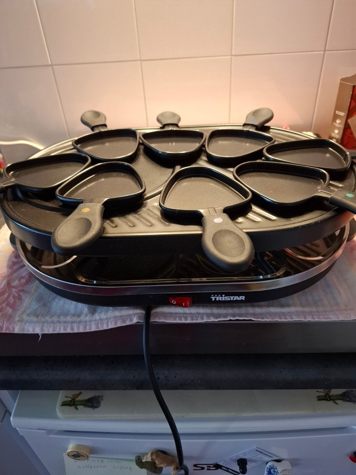 gourmet stel, Ophalen, Zo goed als nieuw, 8 personen of meer