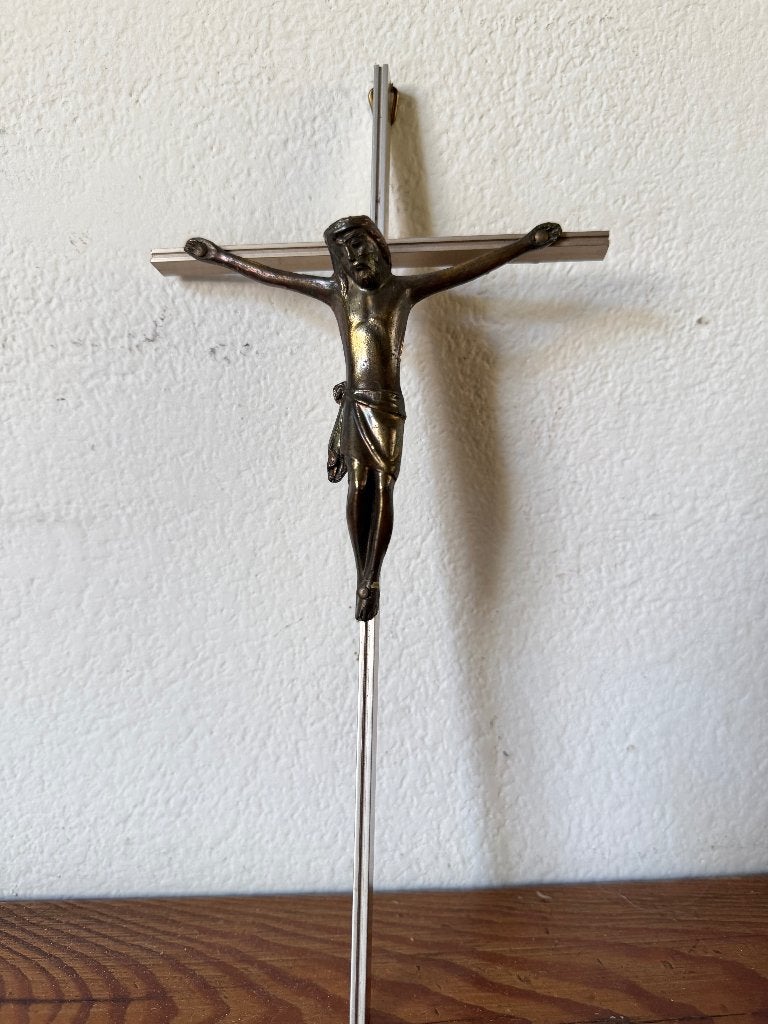 Crucifix Inri / kruisbeeld - wandversiering, Antiek en Kunst, Ophalen of Verzenden