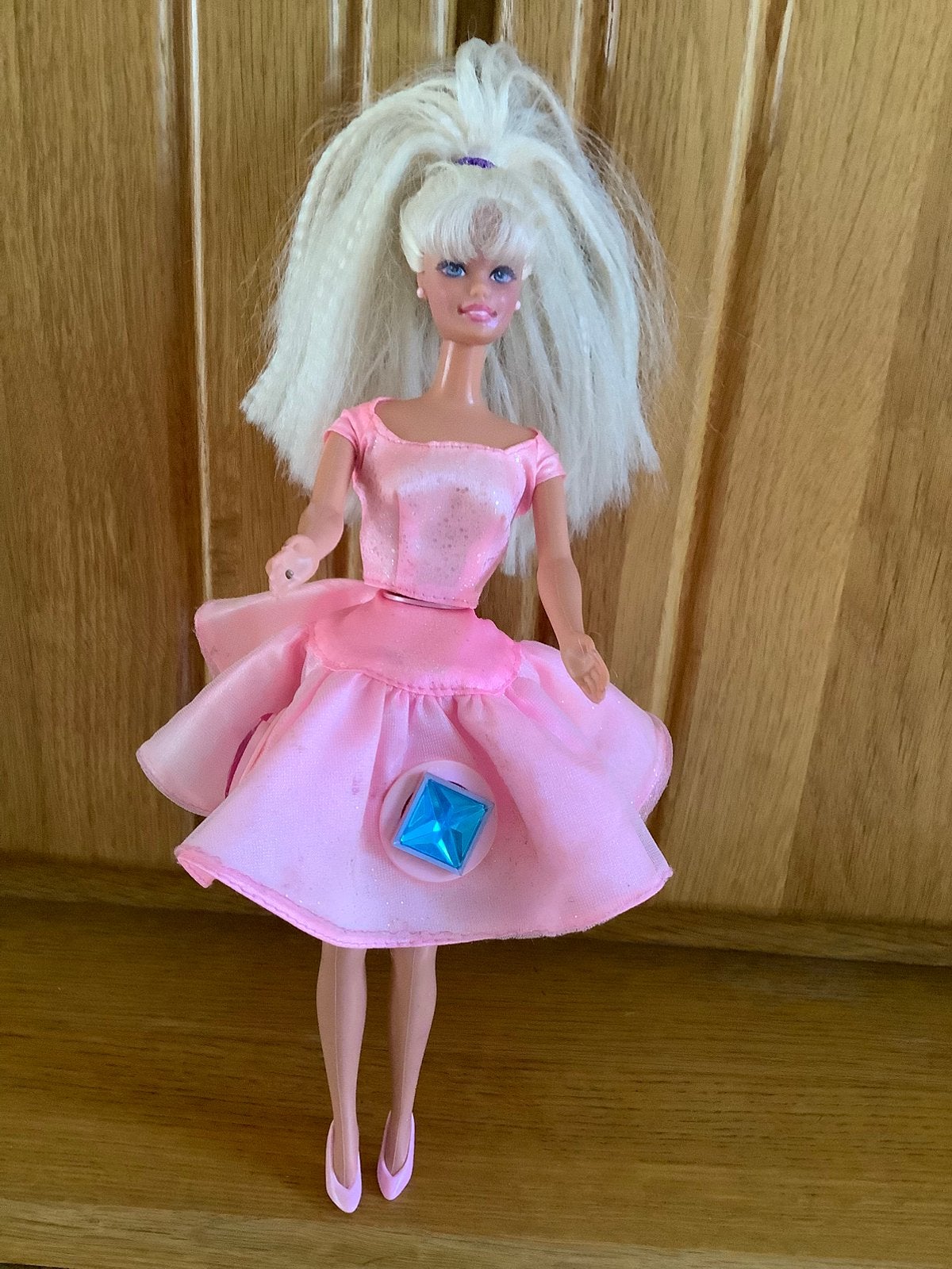 Twirlin Make Up Barbie uit 1997 met wafel haar, Ophalen of Verzenden, Gebruikt, Barbie