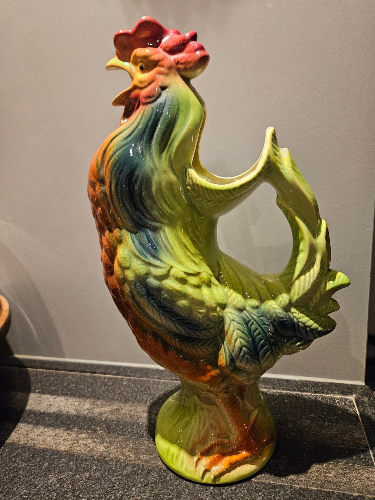 Franse Keramieken Waterkan  haan St Clément., Antiek en Kunst, Ophalen of Verzenden
