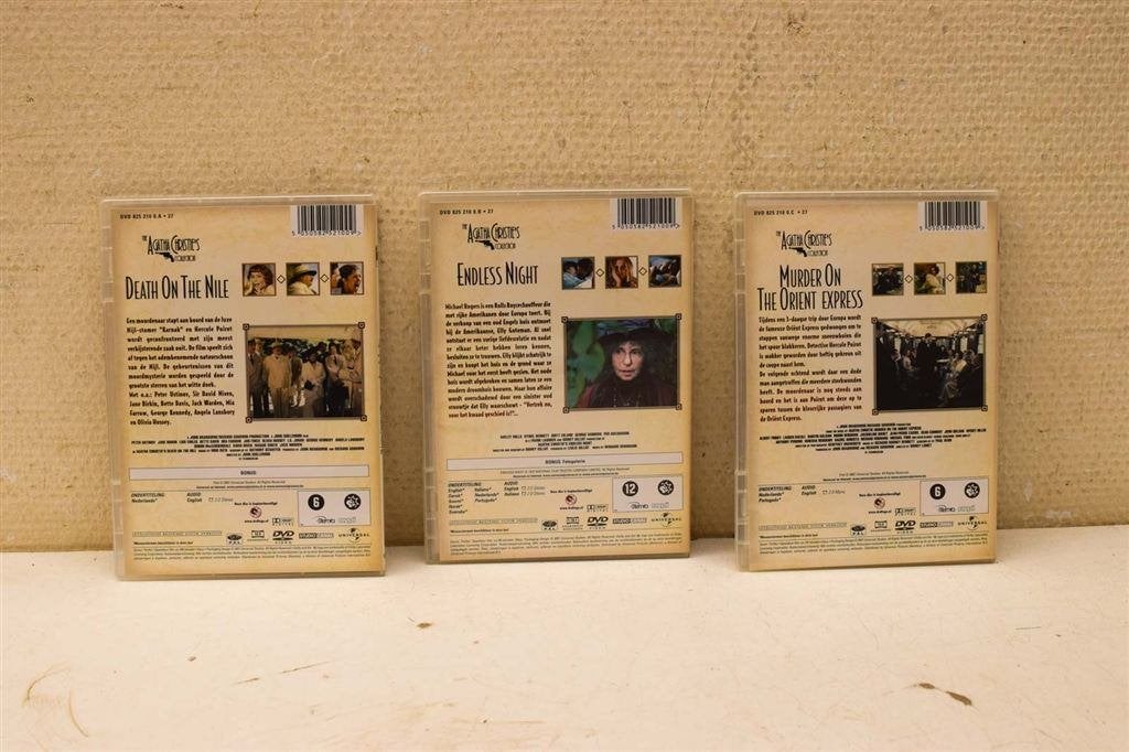 3 dvd box The agatha christie collection 46859, Ophalen of Verzenden, Gebruikt