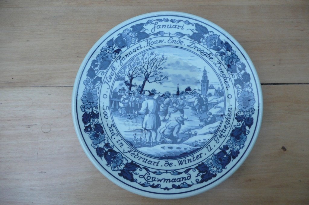 Wandbord Koninklijke Goedewaagen januari  (954), Ophalen of Verzenden