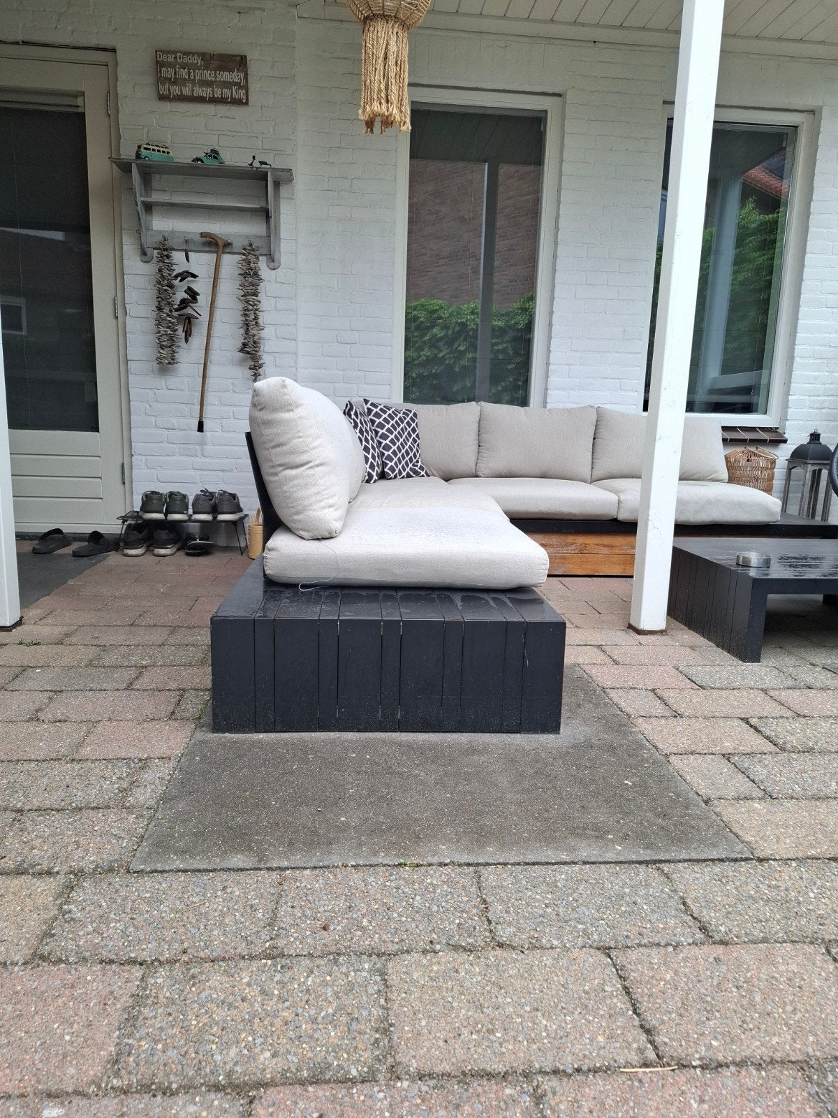 lounge set, Ophalen, 5 zitplaatsen, Kunststof, Gebruikt