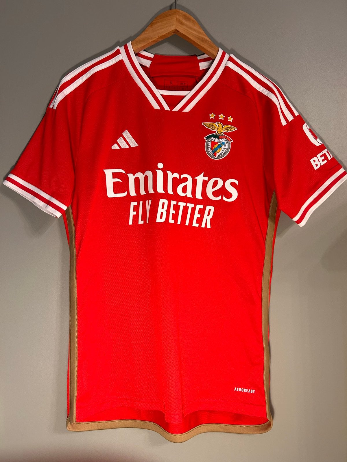 Adidas Benfica Thuisshirt 2022/2023 Maat S, Verzenden, Zo goed als nieuw, Voetbal, Rood