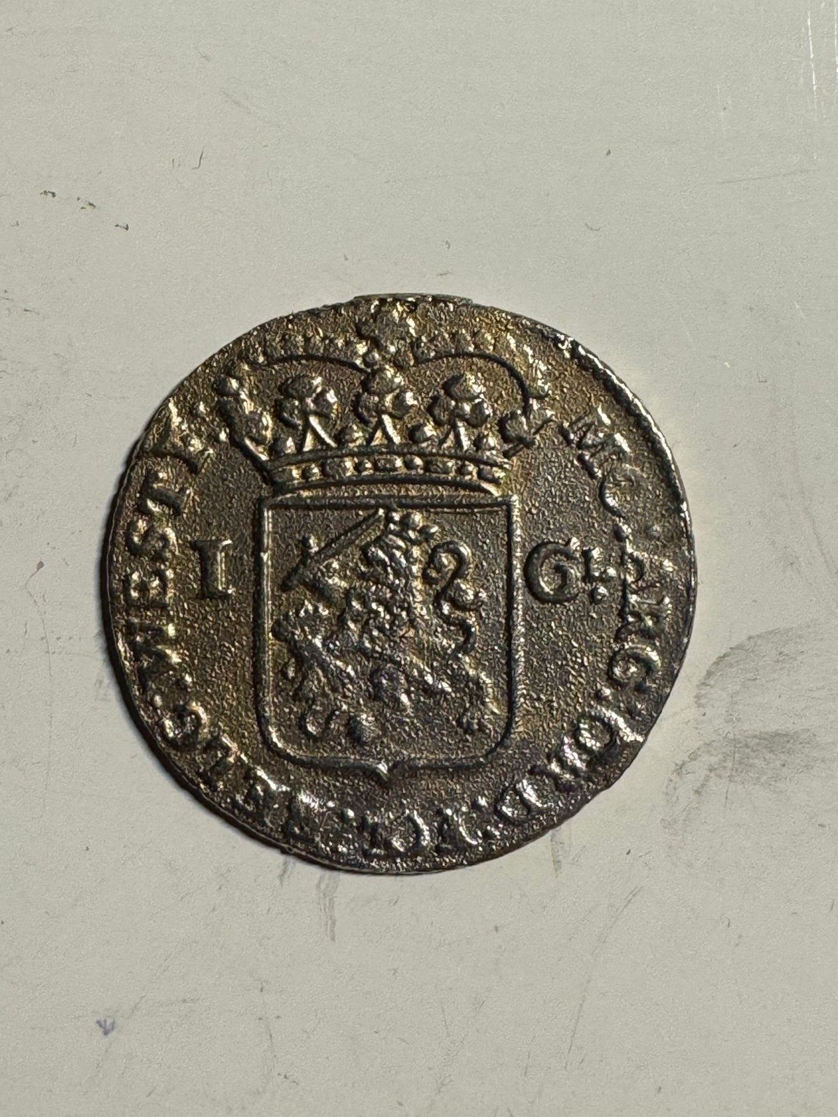 Imitatie kopie van tin West Friesland Gulden. 1794, Ophalen of Verzenden, Vóór koninkrijk, Overige waardes