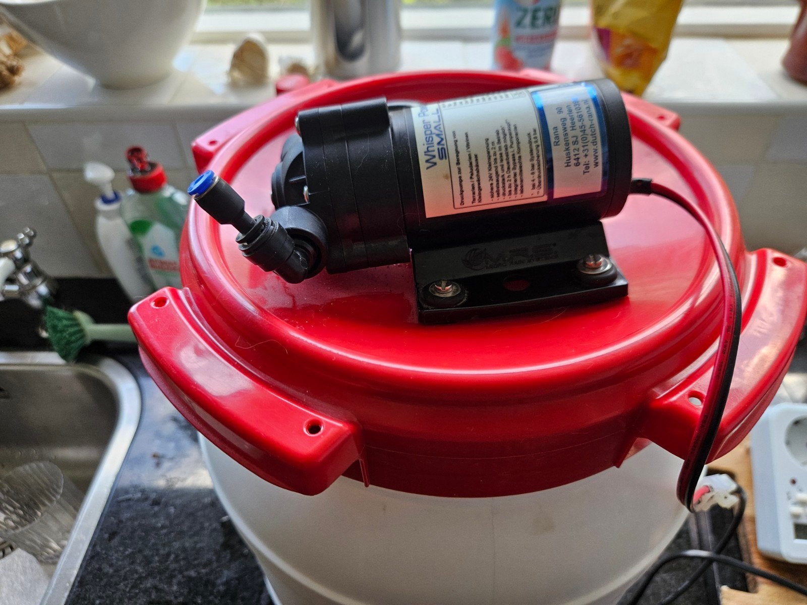Complete sproei instalatie Rana, Dieren en Toebehoren, Reptielen en Amfibieën | Toebehoren, Ophalen, Zo goed als nieuw