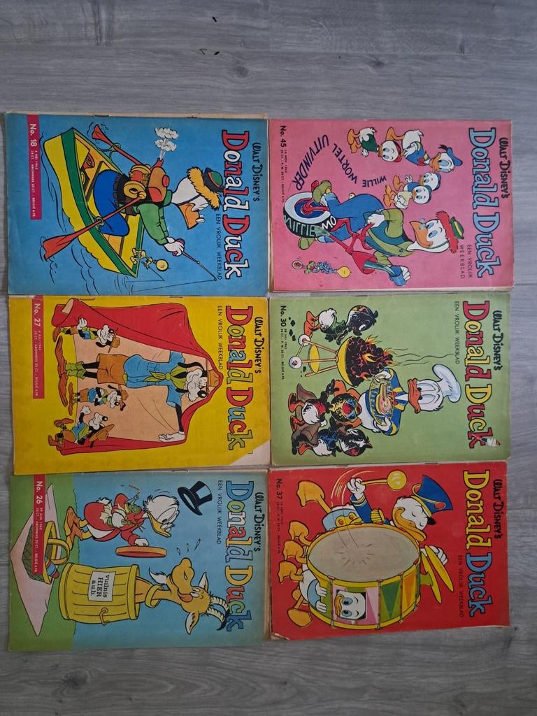 Donald Duck tijdschriften uit 1962 en 1963, Boeken, Ophalen of Verzenden