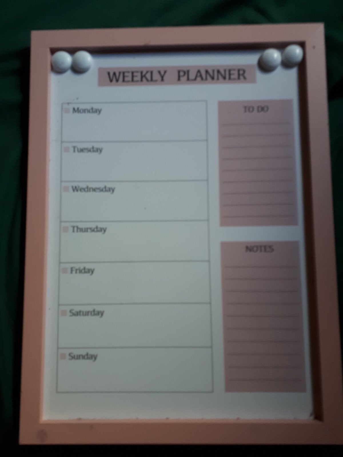 Whiteboard roze, Ophalen