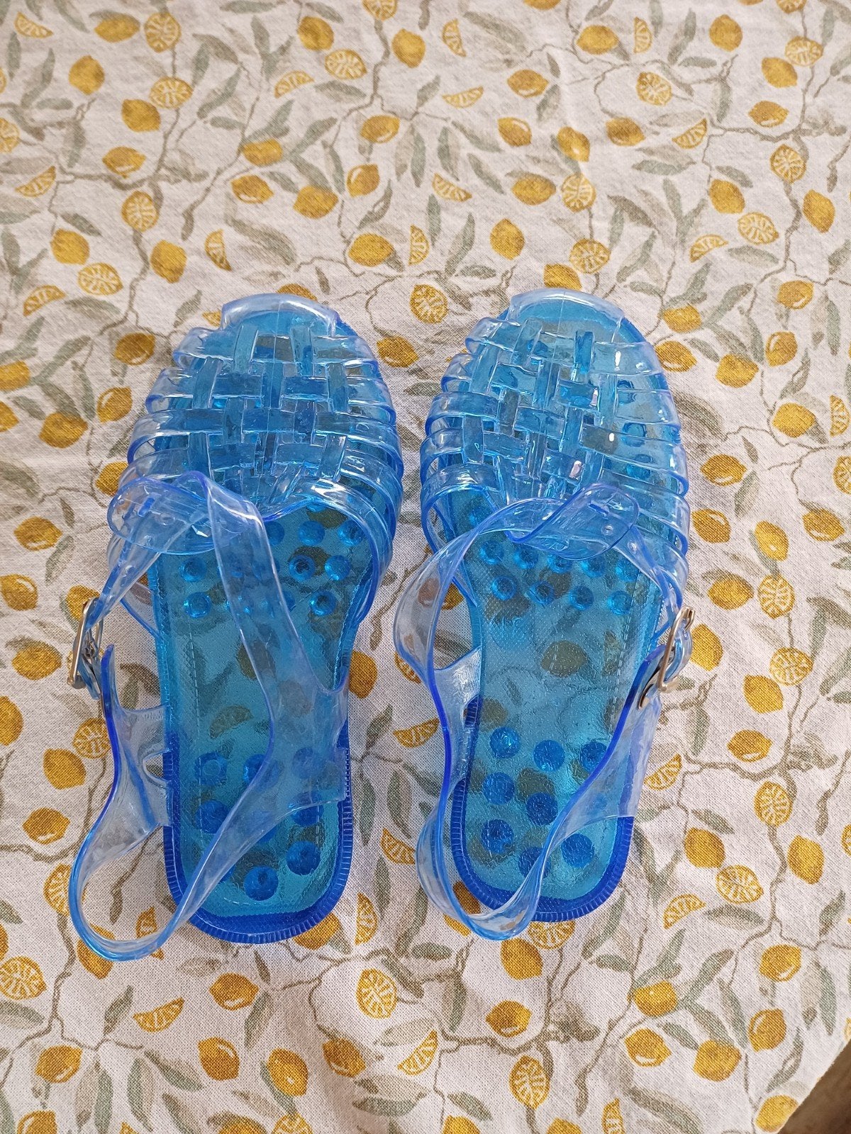 Blauwe transparante waterschoenen maat 31, Ophalen of Verzenden, Gebruikt, Jongen of Meisje, Schoenen