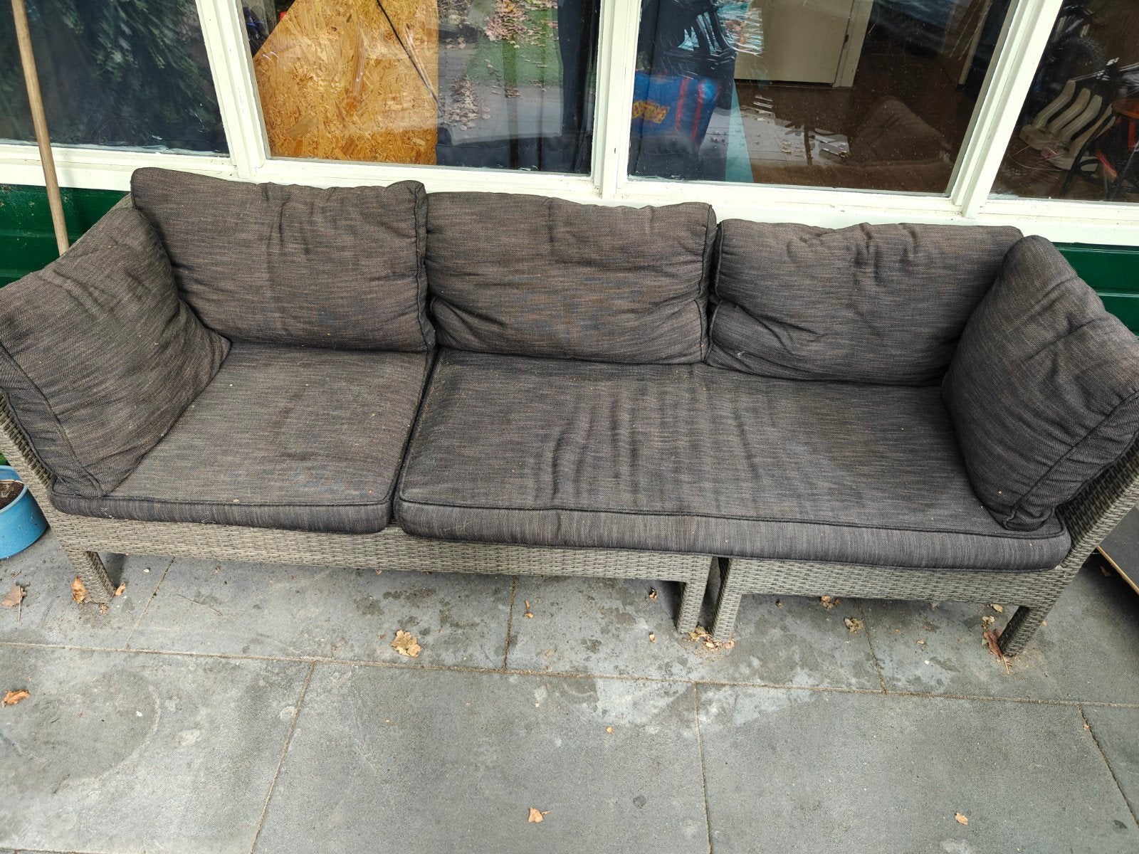 Comfortabele Loungeset Bank - 3 Zitplaatsen, Ophalen, Gebruikt, 3 zitplaatsen, Loungeset