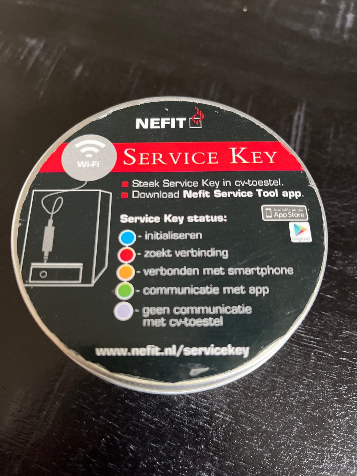 Nefit Service Key II - CV-ketel diagnose tool, Ophalen of Verzenden, Zo goed als nieuw, Cv-ketel of Combi-ketel