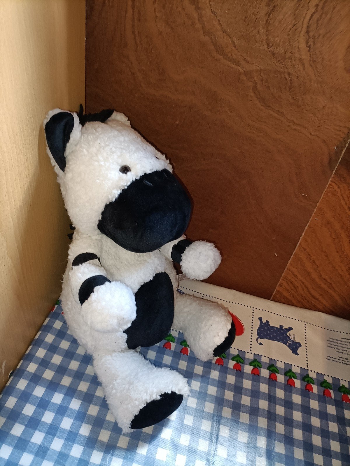 Hema zebra knuffel 37 cm groot, Ophalen of Verzenden, Zo goed als nieuw, Overige typen