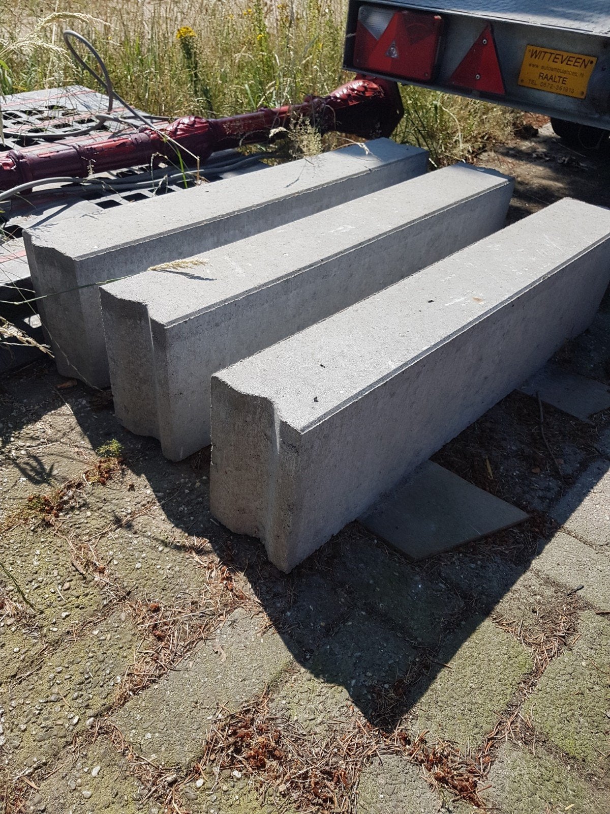 Stoepbanden 3 stuks gratis, Ophalen, Nieuw, Beton, Overige typen