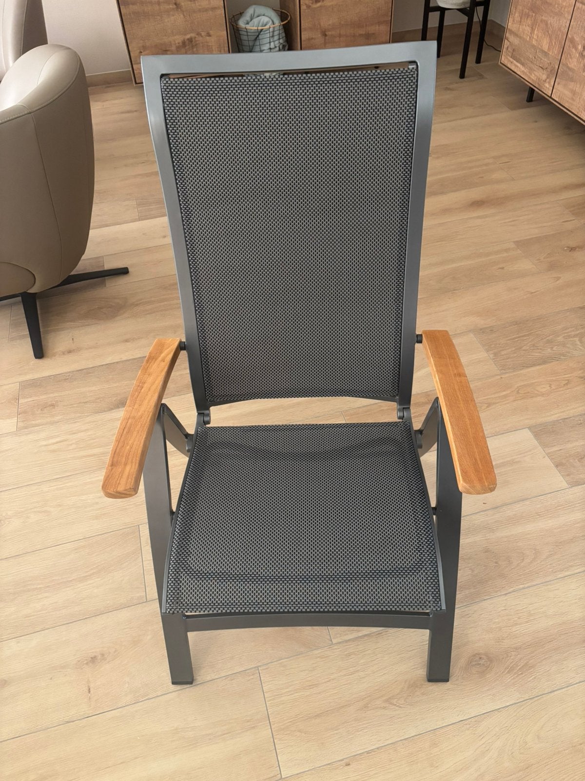 Zo goed als nieuw 2 tuinstoelen., Ophalen, Zo goed als nieuw, Aluminium, Inklapbaar