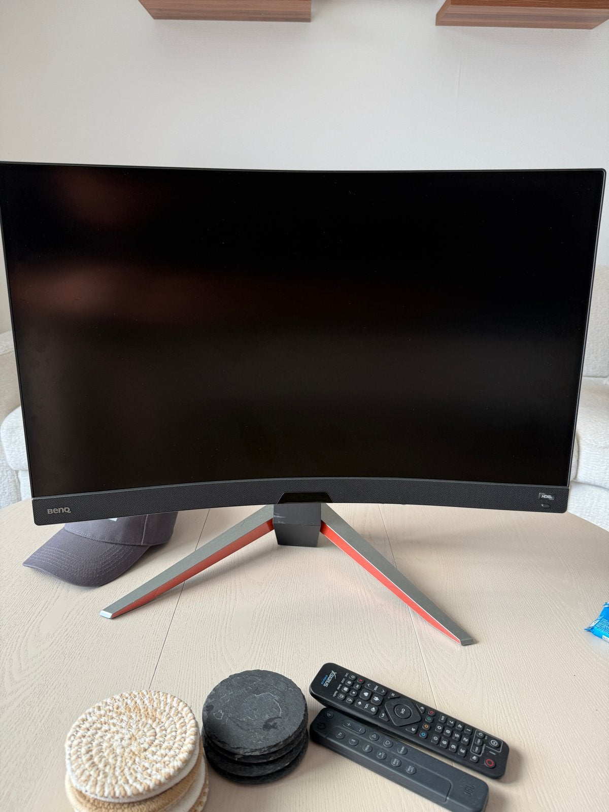 BenQ MOBIUZ EX2710R Curved Gaming Monitor 2K 165HZ 27", Computers en Software, VA, Minder dan 1 ms, Zo goed als nieuw, DisplayPort