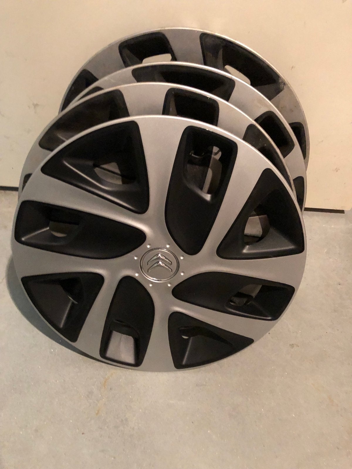 Citroën wieldoppen set (4 stuks), Auto diversen, Wieldoppen, Gebruikt, Ophalen