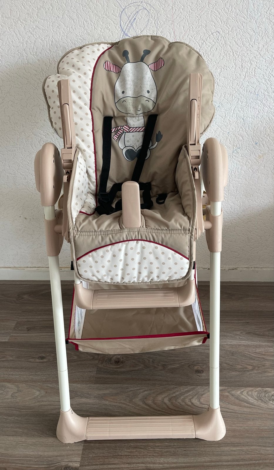Hauck kinderstoel met afneembaar eetblad en gordel, Kinderen en Baby's, Ophalen of Verzenden, Gebruikt, Overige typen, Afneembaar eetblad