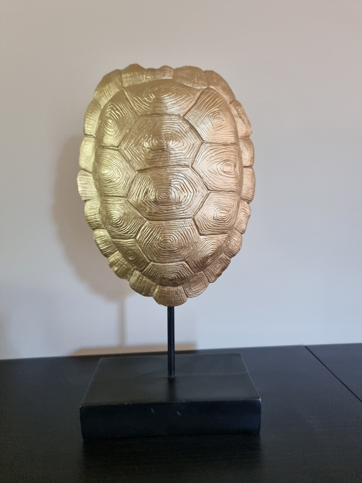 Goudkleurig Schildpad schild decoratie, Ophalen, Gebruikt, Overige typen