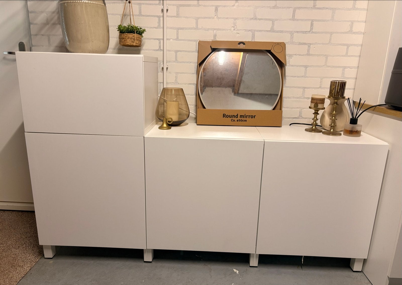 Ikea besta kasten met deuren 180 cm lang, Ophalen, Gebruikt