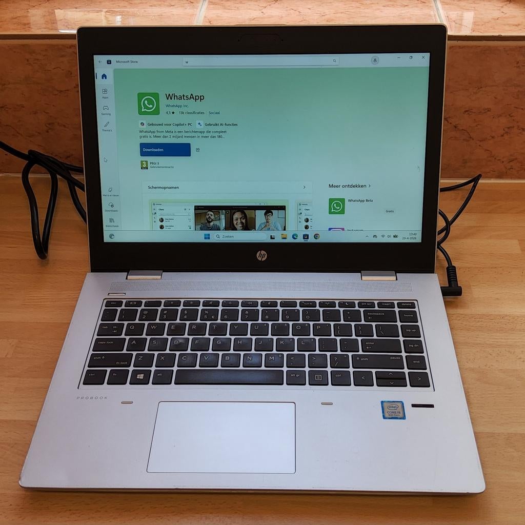 Lichtgewicht 14" hp laptop met nieuwe Windows 11 * SIM Card, Ophalen, Zo goed als nieuw, 14 inch