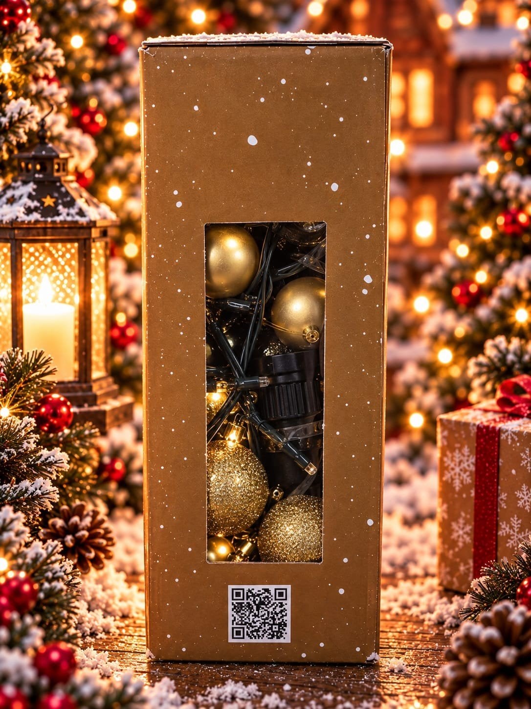 Lichtslinger met Kerstballen - Christmas United 2-in-1 (C, Ophalen of Verzenden, Nieuw