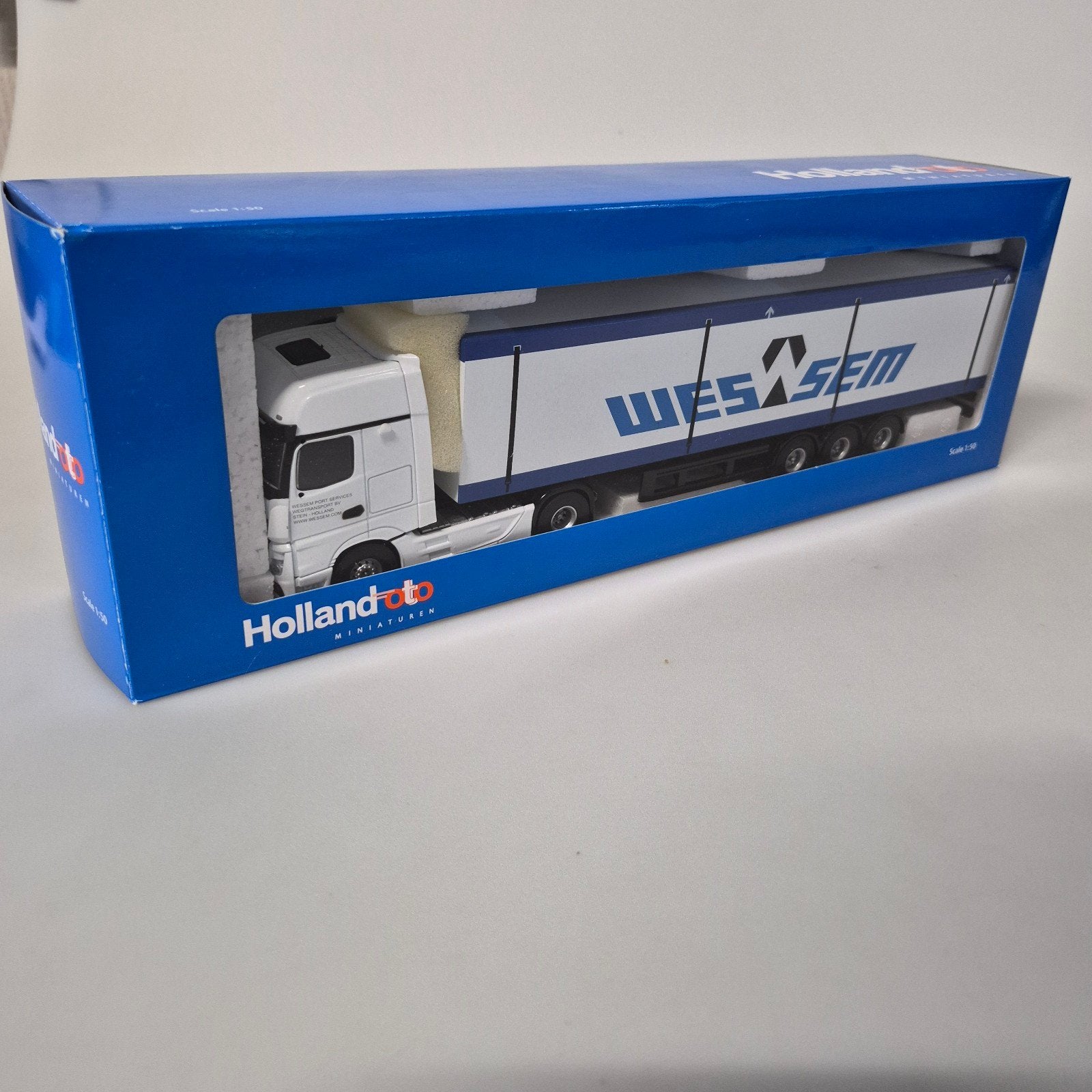 Mercedes-Benz Wessem vrachtwagen model 1:50 Holland Oto, Ophalen of Verzenden, Holland oto, Holland oto, Holland oto