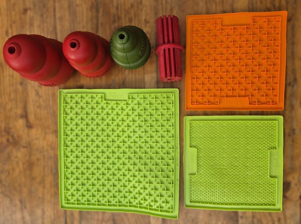 Likmatten & Kong hondenspeelgoed set – en snackspelletjes, Ophalen, Nieuw
