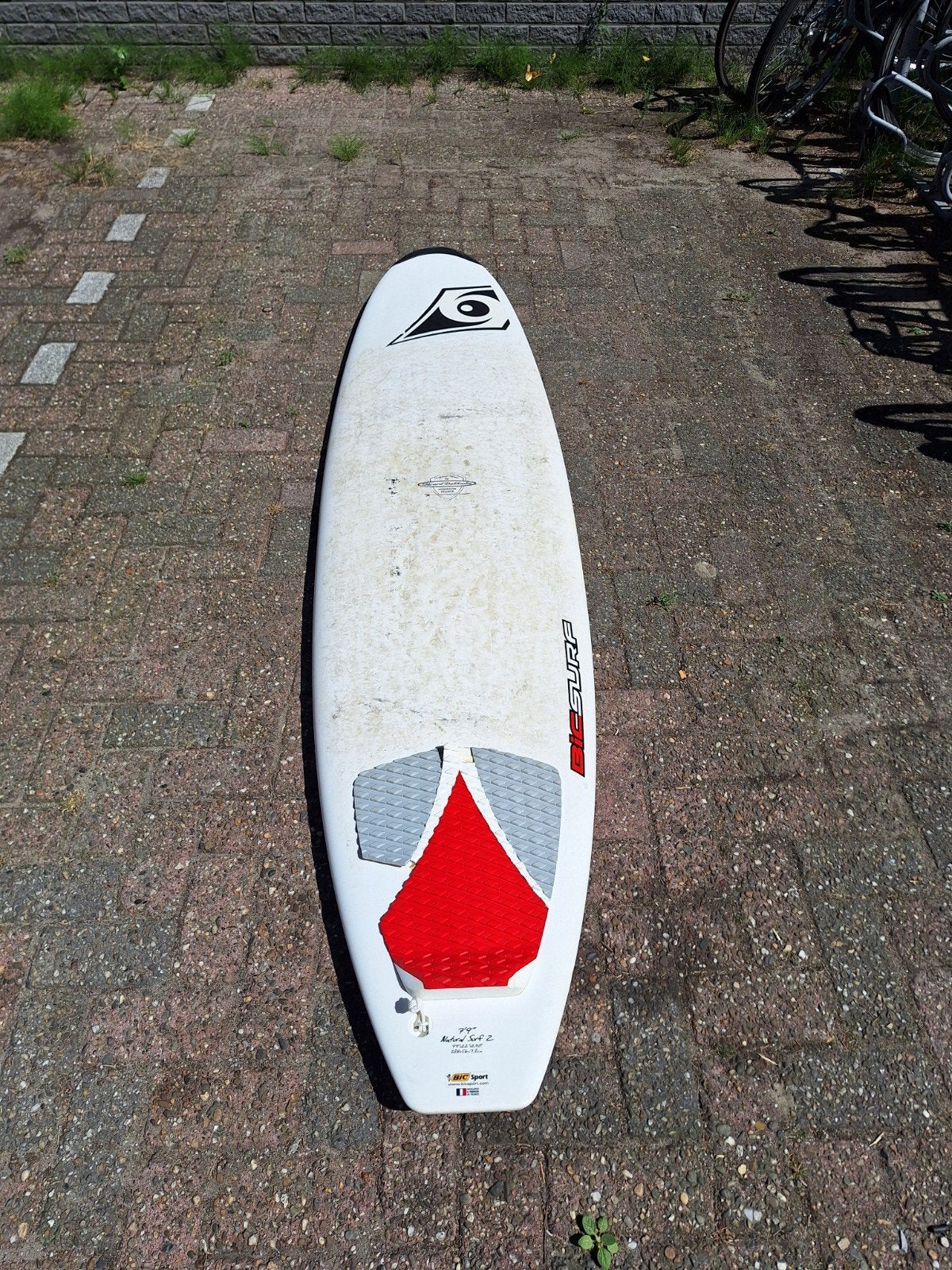 Bic Natural Surf 2 golfsurf board 7'9" met toebehoren, Ophalen, Gebruikt, Overige typen, Met koord