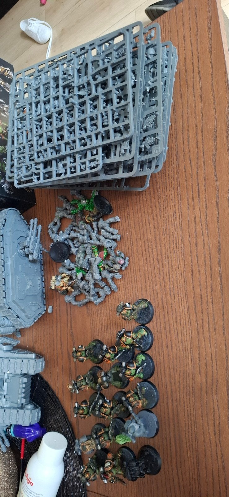 Warhammer Horus heresy mk2+3 tactical marines + upgrades, Ophalen of Verzenden