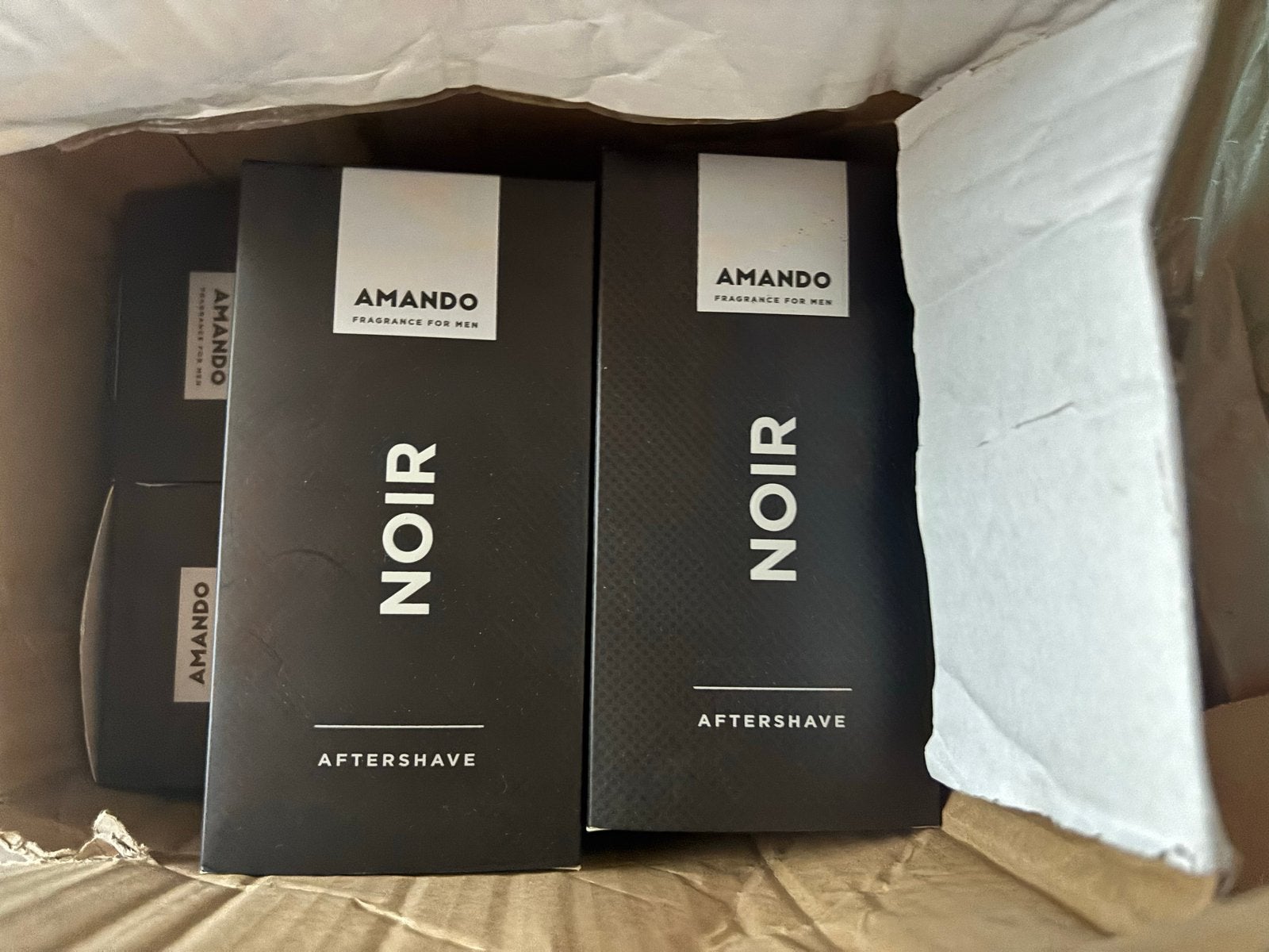 Amando Noir Aftershave - 10 stuks - Geheel nieuw, Ophalen of Verzenden, Nieuw, Overige typen