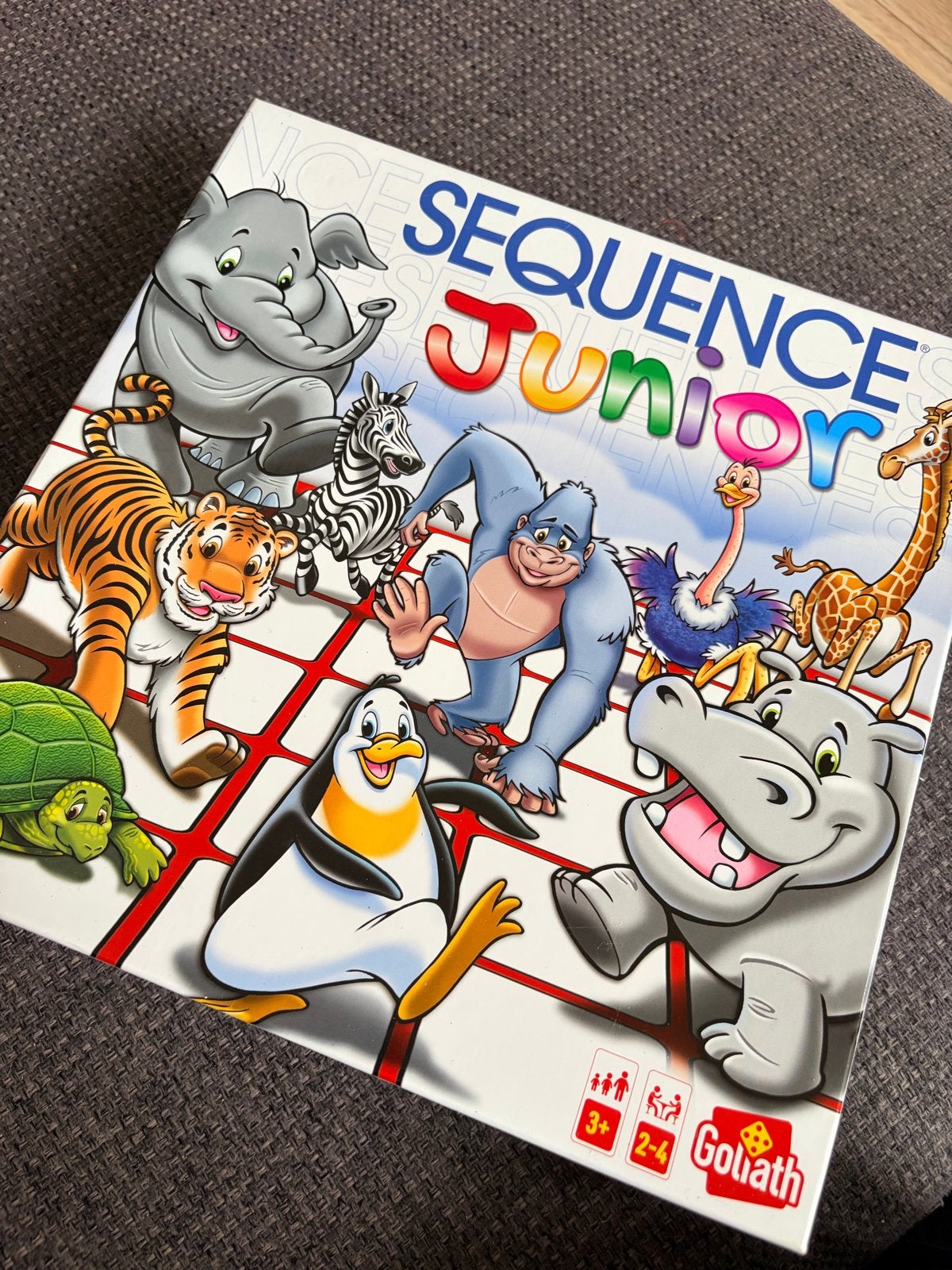 Sequence Junior Bordspel - Zo goed als nieuw, Hobby en Vrije tijd, Een of twee spelers, Ophalen of Verzenden, Zo goed als nieuw