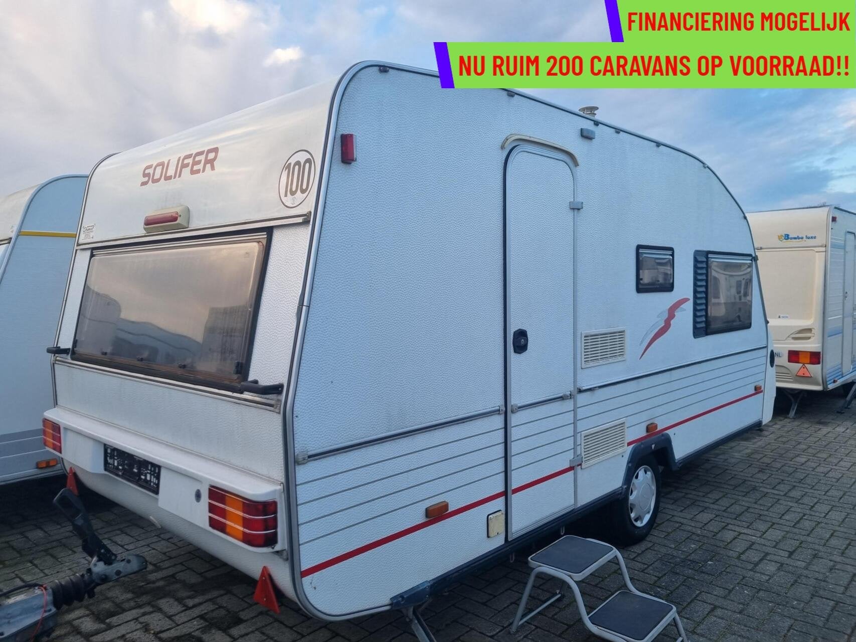 SOLIFER GOLDIE 470 ENKELE BEDDEN+VOORTENT+LUIF, Solifer, Bedrijf, 6 tot 7 meter, Radio