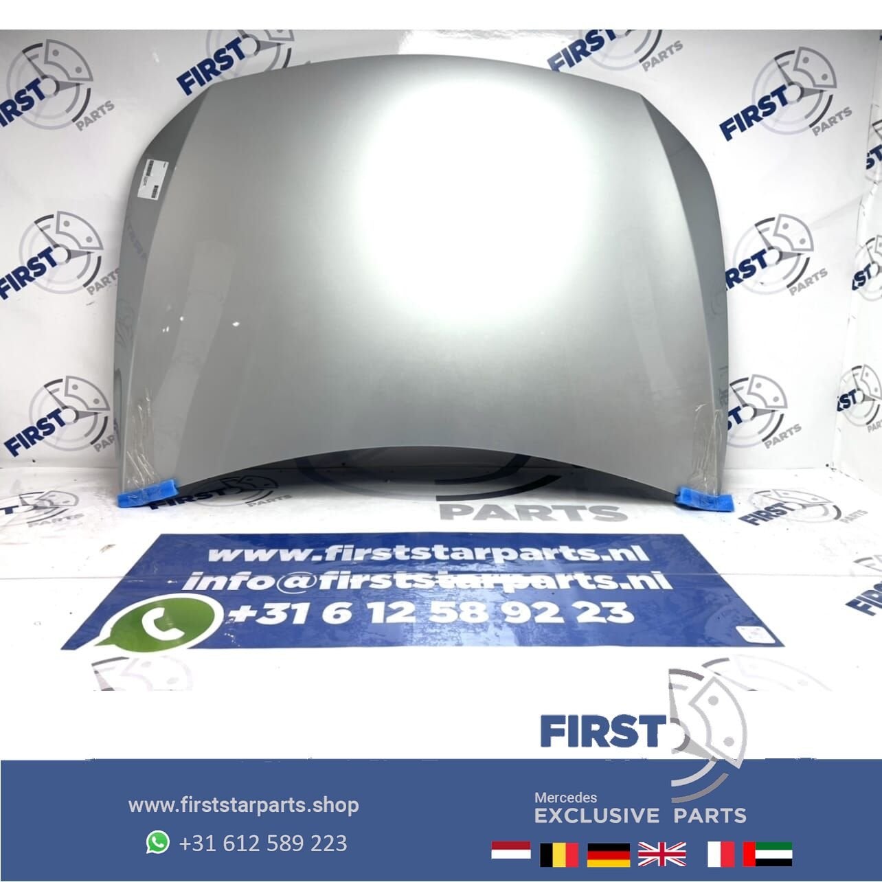 A1778801800 W177 MOTORKAP ZILVER GRIJS Mercedes A Klasse 201, Gebruikt, -, Voor, Ophalen of Verzenden