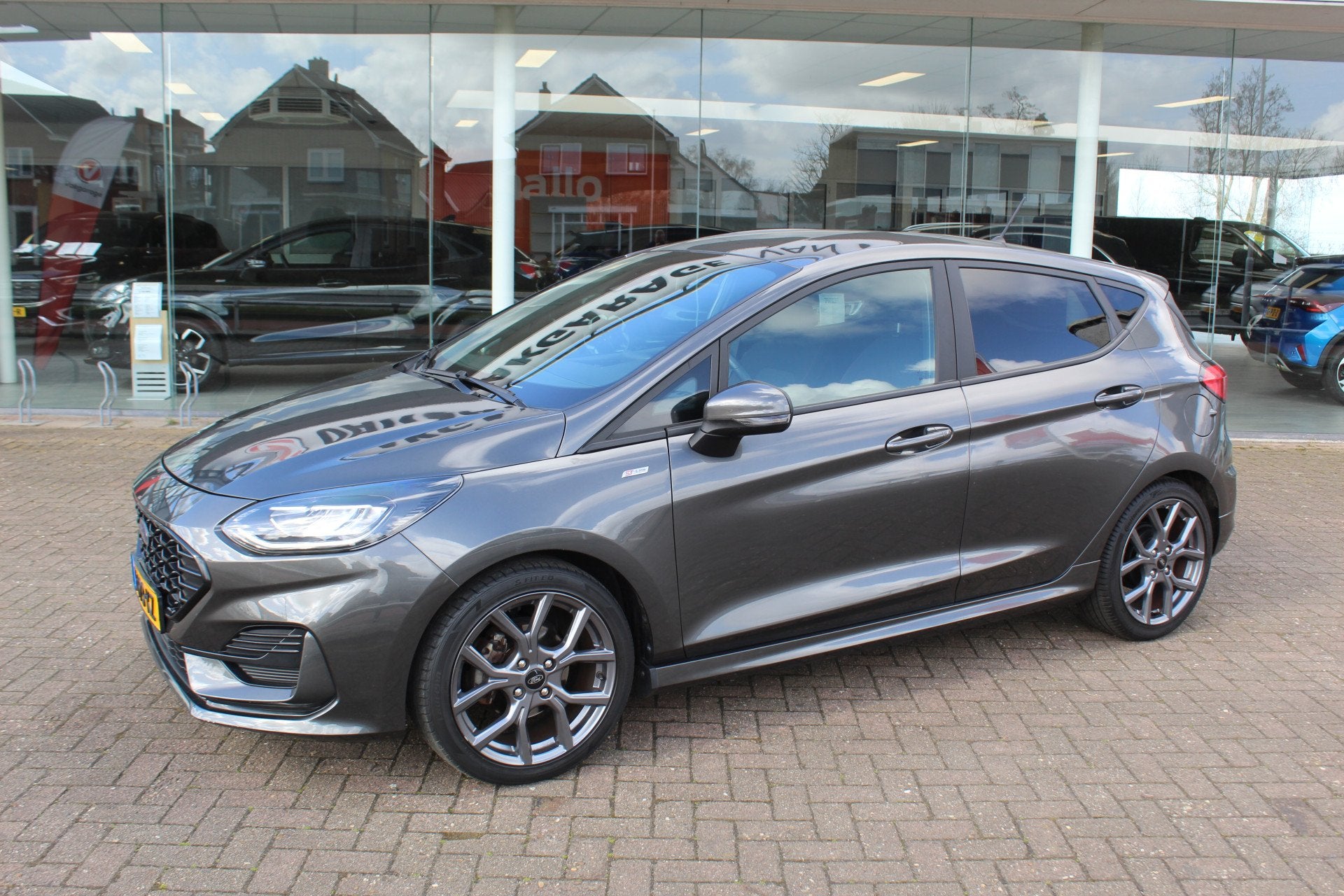 Ford Fiesta 1.0-125pk EcoBoost Mild-Hybrid ST-Line. Luxe, sp, Auto's, Ford, 12 maanden, Gebruikt, Handgeschakeld, Hybride Elektrisch/Benzine