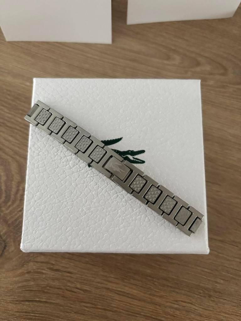 Lacoste armband, Ophalen of Verzenden, Zo goed als nieuw, Zilver