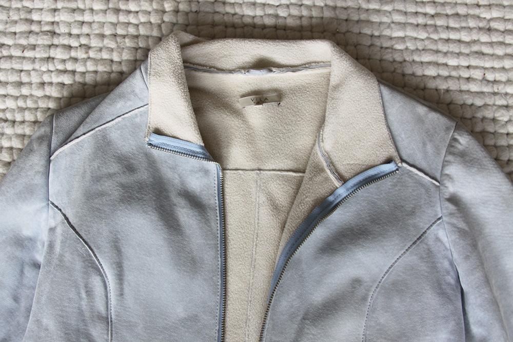 Prachtige Suede Vila Jas (M) € 45,-, Vila, Ophalen of Verzenden, Zo goed als nieuw, Overige kleuren