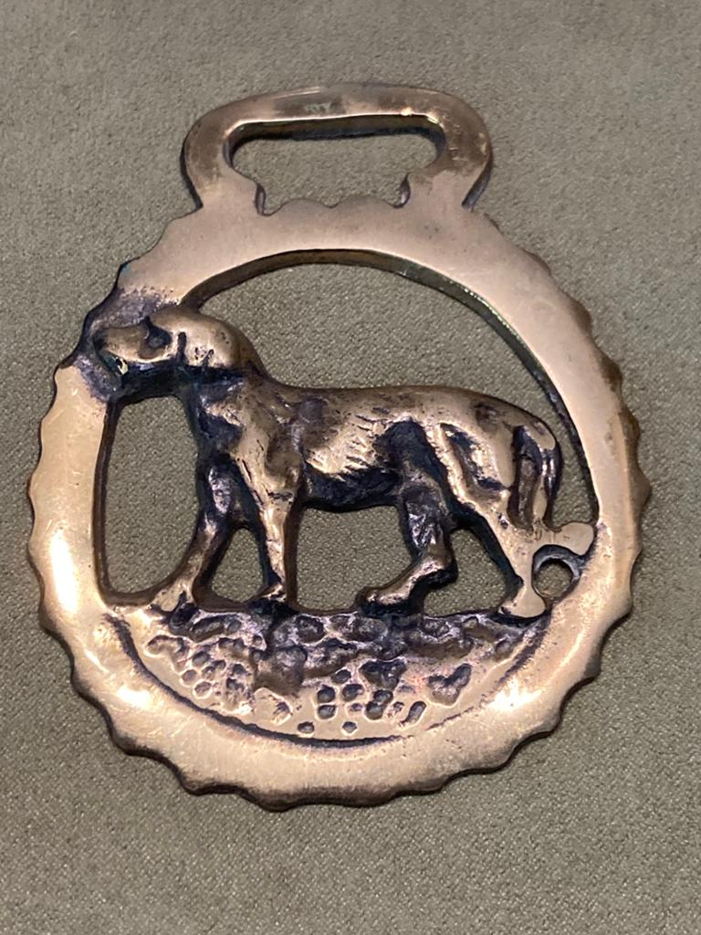 Koper kleppermannetje, hond (120624), Ophalen of Verzenden, Koper