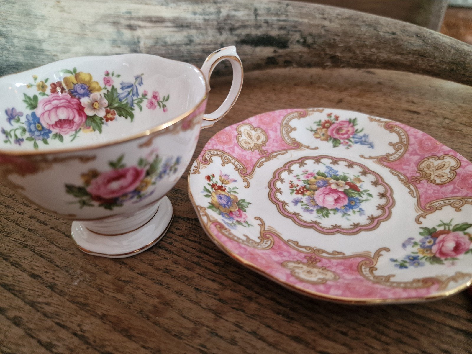 Royal Albert  kop en schotel - vintage, Ophalen of Verzenden