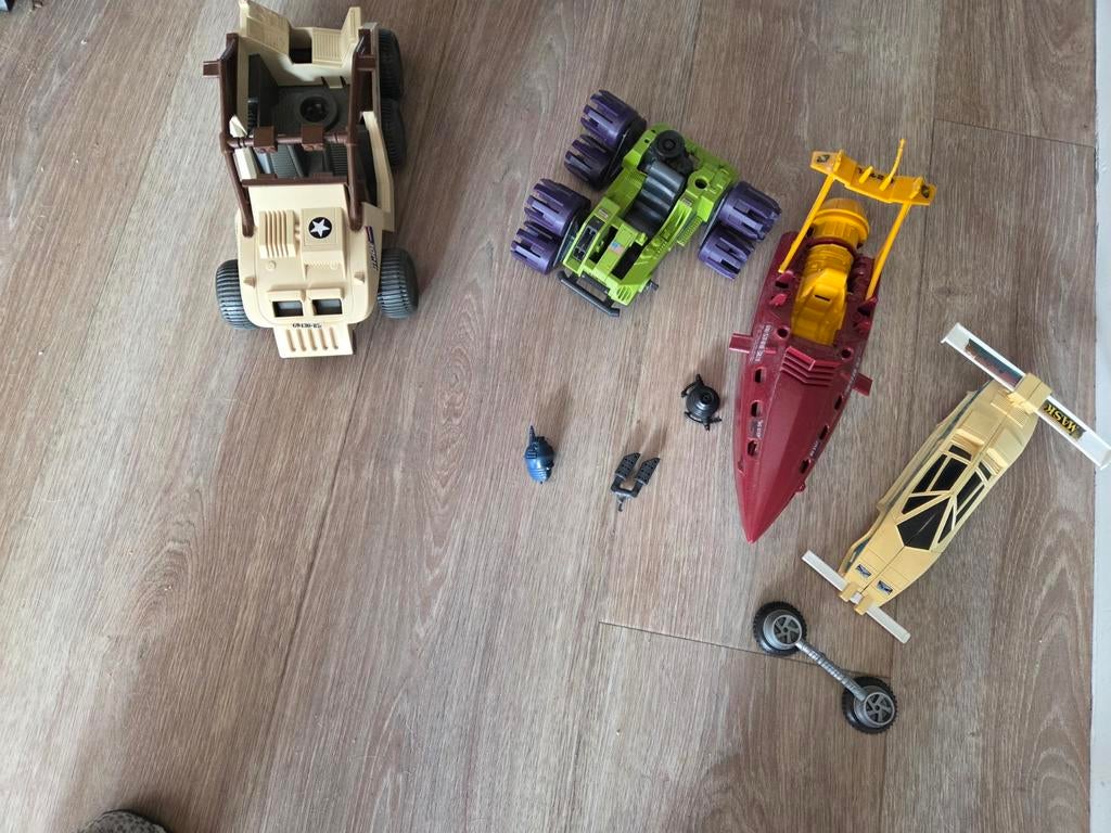 GI JOE Hasbro en MASK oldsckool toys cobra g i joe voertuige, Ophalen of Verzenden, Gebruikt
