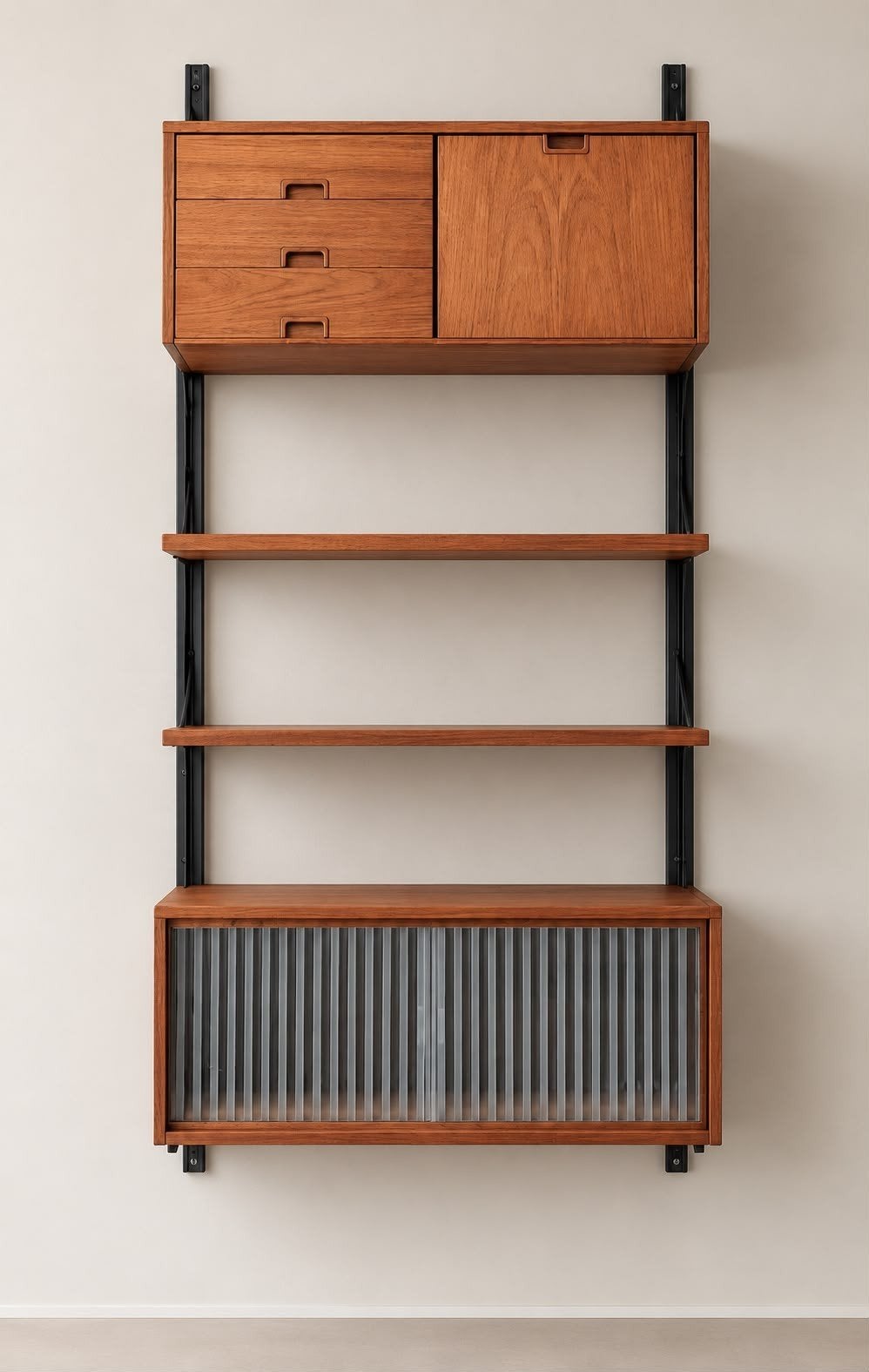 vintage retro modern modulair wandsysteem, Ophalen, Gebruikt, Minder dan 150 cm, Store
