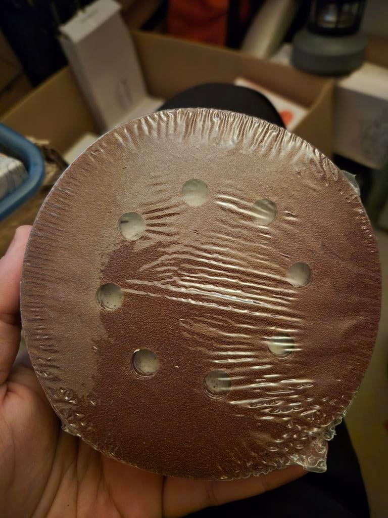 Navaris Schuurpapier Set 25 Stuks Ø125mm voor Hout, Ophalen of Verzenden
