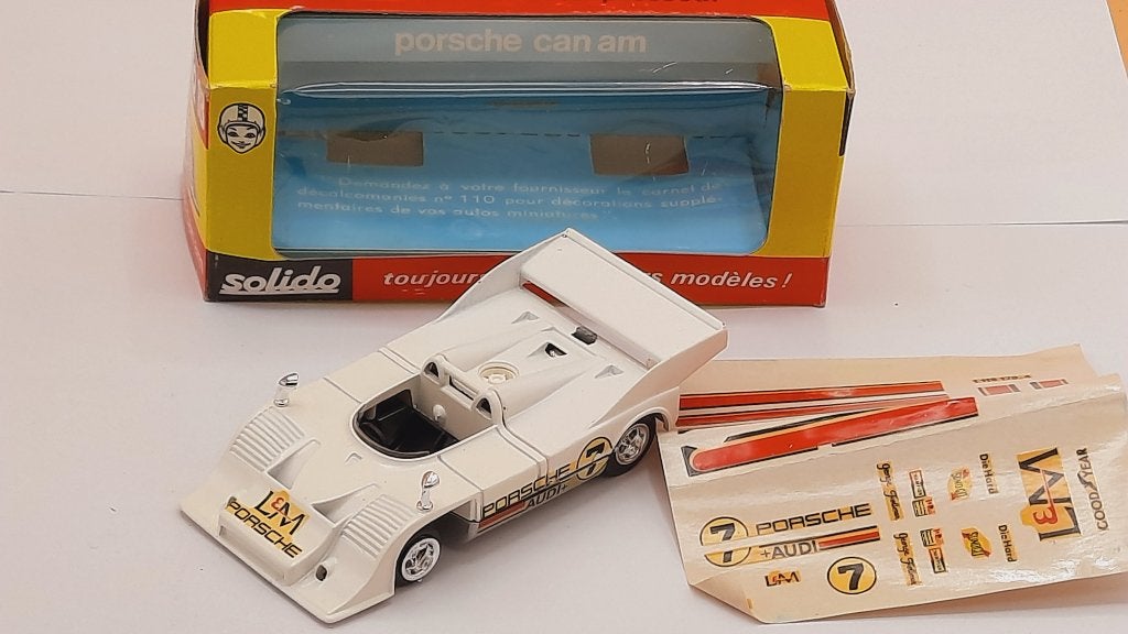 Porsche Can Am 1:43 Solido (oud model), Hobby en Vrije tijd, Modelauto's | 1:43, Ophalen of Verzenden, Zo goed als nieuw, Auto