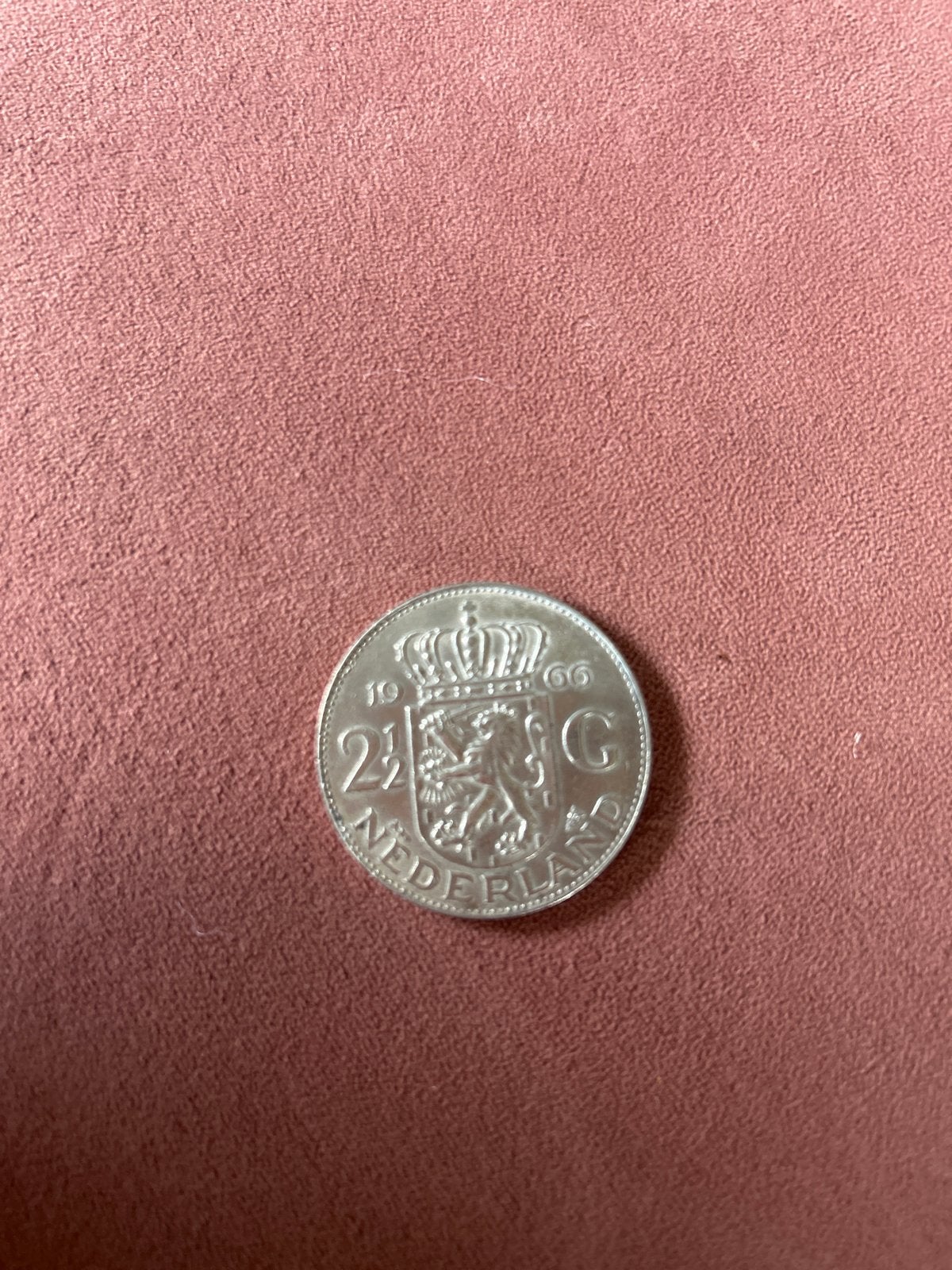 Zilveren Rijksdaalder 1966 Koningin Juliana, Koningin Juliana, Zilver, Ophalen of Verzenden, Losse munt