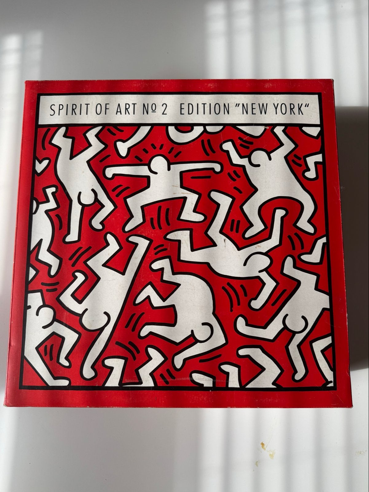 Keith Haring Vaas Villeroy & Boch Spirit of Art No. 2, Antiek en Kunst, Meerkleurig, Vaas, Gemerkt, Ophalen of Verzenden
